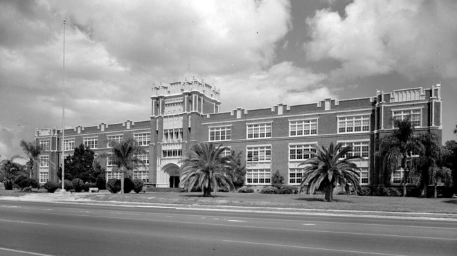 Sarasota High School, built in the 1920's,as seen on HSoSC.com